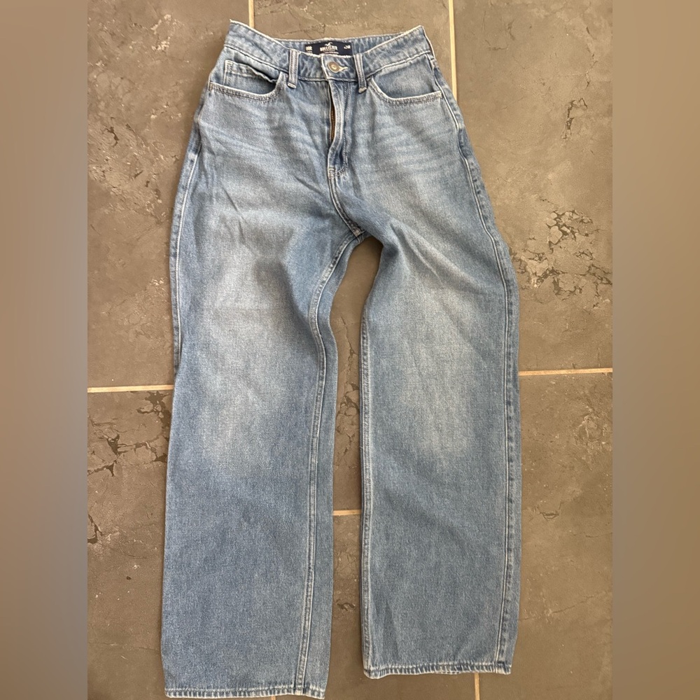 Hollister Women's High Rise Light Blue Jeans